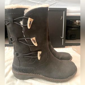 Leather UGG boots